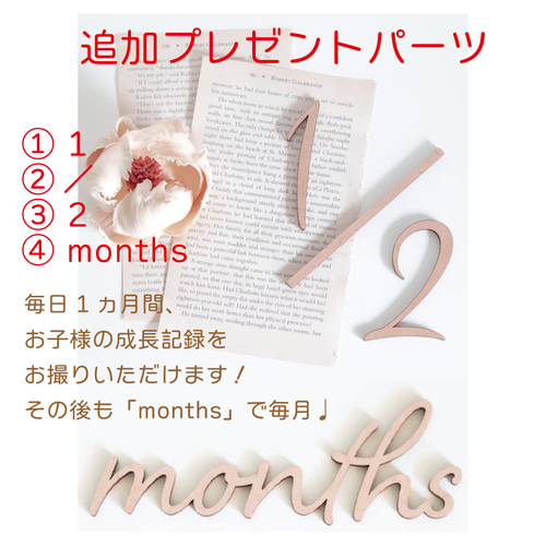 木製［送料込］マンスリーカード ［お値段そのまま追加パーツ