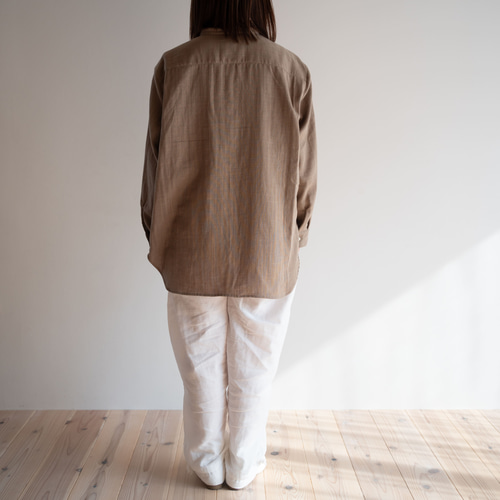 楽に動ける、ボックスシルエットシャツ｜国産ダブルガーゼ100％（9色