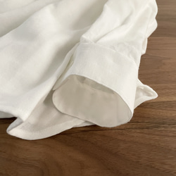 スタンドカラーシャツ ボックスシルエット 国産ダブルガーゼ100% ※選べる９色 19枚目の画像