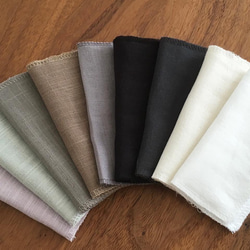 スタンドカラーシャツ ボックスシルエット 国産ダブルガーゼ100% ※選べる９色 6枚目の画像