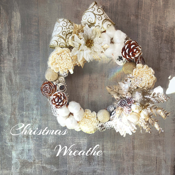 シャンシャン様♡ご確認用♡【健康祈願】Xmasオーロラリース＆ジャパンダリース シャンシャン様♡ご確認用♡【健康祈願】Xmasオーロラリース