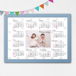 no50 A3 A4 2026年 1月始まり 写真入り カレンダー 令和8年 高品質写真