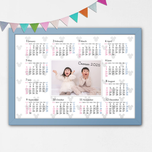 no50 A3 A4 2026年 1月始まり 写真入り カレンダー 令和8年 高品質写真