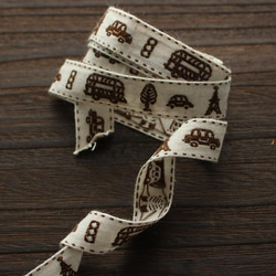 【約寬18mm/#001紅淺藍】No.4438歐洲錨紋Tyrolean tape Jacquard ribbon Woven r 第11張的照片