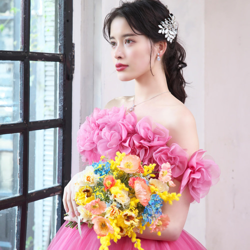 【美品】tegara ヘッドドレス ♡ Princess tulle ribbon フリルヘッドドレス black