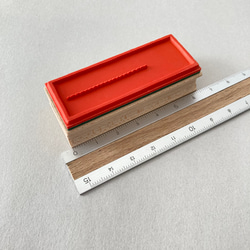 流行 * 可以任何方向（垂直、水平、左側或右側）使用的雙線框架 [橡皮圖章] 第3張的照片