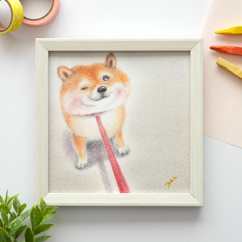 パステル画（原画）わんこ。 e671dc53761baf90dea18266e68159