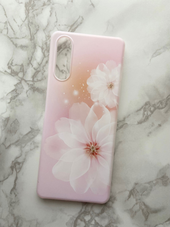 Xperia AQUOS Galaxy iPhone 対応 / Pastel Flower type2 m-505 2枚目の画像