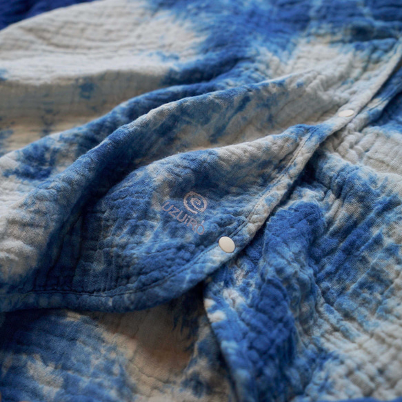 阿富汗熊耳寶寶/藍色3色/三層紗布赤塔棉 第7張的照片
