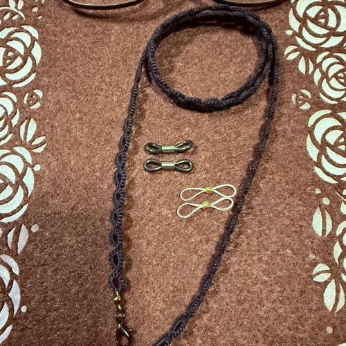 ♥️【2way】シンプル・男女兼用☆グラスコード・マスクコード（メガネ