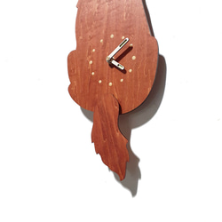 手作り木製クリエイティブモデリングボード/時計 [I Swing Most - ゴールデンレトリバー] 3枚目の画像