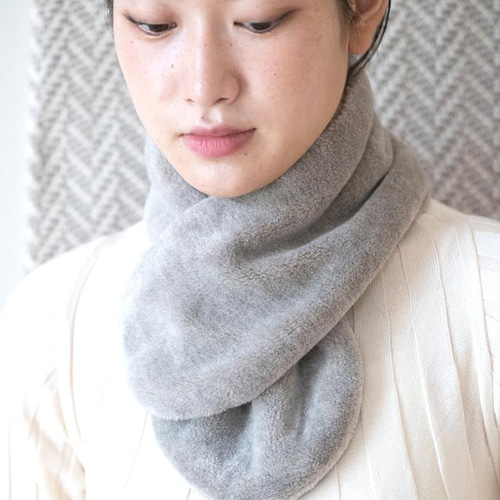 evam eva グレー ネックウォーマー evam eva グレー ネックウォーマー ウールカシミヤ ネックウォーマー