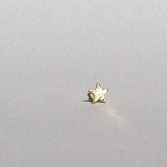 K18 star 1/2 pierce 12枚目の画像