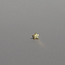 K18 star 1/2 pierce 2枚目の画像