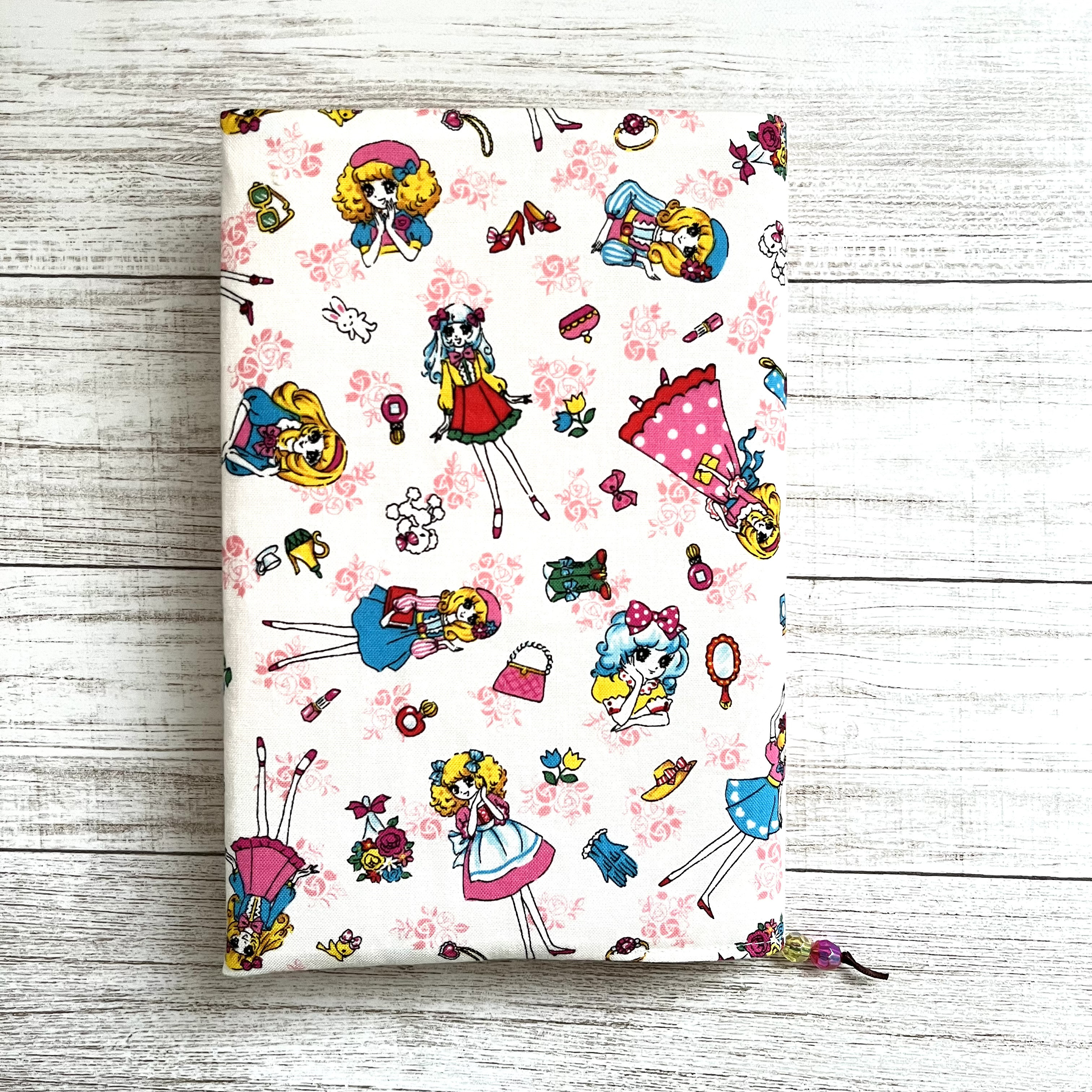 乙女ちっく】レトロガールブックカバーWH 単行本(四六判ハード