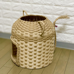 【受注製作】オリジナルにゃんちぐら♡上から下から楽しめる 持ち運び便利な猫耳 猫じゃらしにもなる尻尾がcute♡ 9枚目の画像