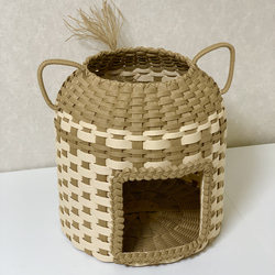 【受注製作】オリジナルにゃんちぐら♡上から下から楽しめる 持ち運び便利な猫耳 猫じゃらしにもなる尻尾がcute♡ 16枚目の画像