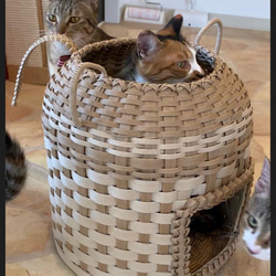 【受注製作】オリジナルにゃんちぐら♡上から下から楽しめる 持ち運び便利な猫耳 猫じゃらしにもなる尻尾がcute♡ 15枚目の画像