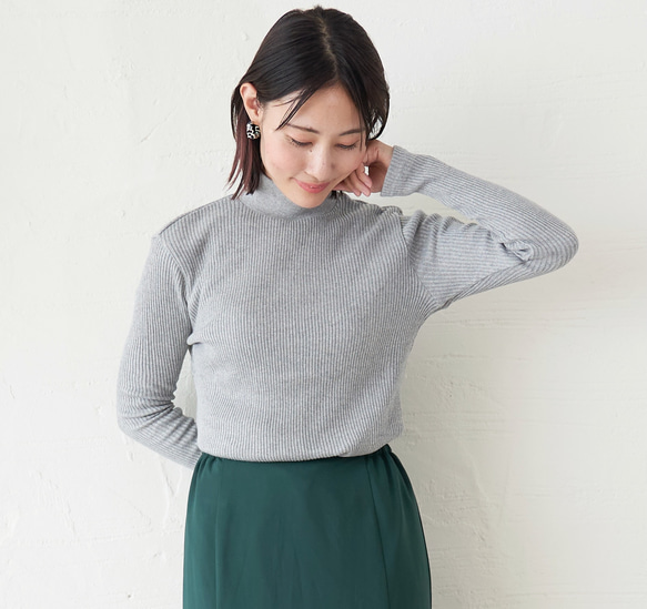 ﾓﾘﾉｶﾞｯｺｳ 3枚セット コットンテレコトップスセット (ホワイト&グレー&ブラウン)｜mg-th-set-01 9枚目の画像