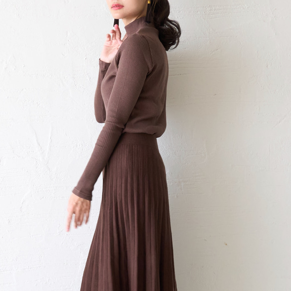 ﾓﾘﾉｶﾞｯｺｳ 3枚セット コットンテレコトップスセット (ホワイト&グレー&ブラウン)｜mg-th-set-01 8枚目の画像