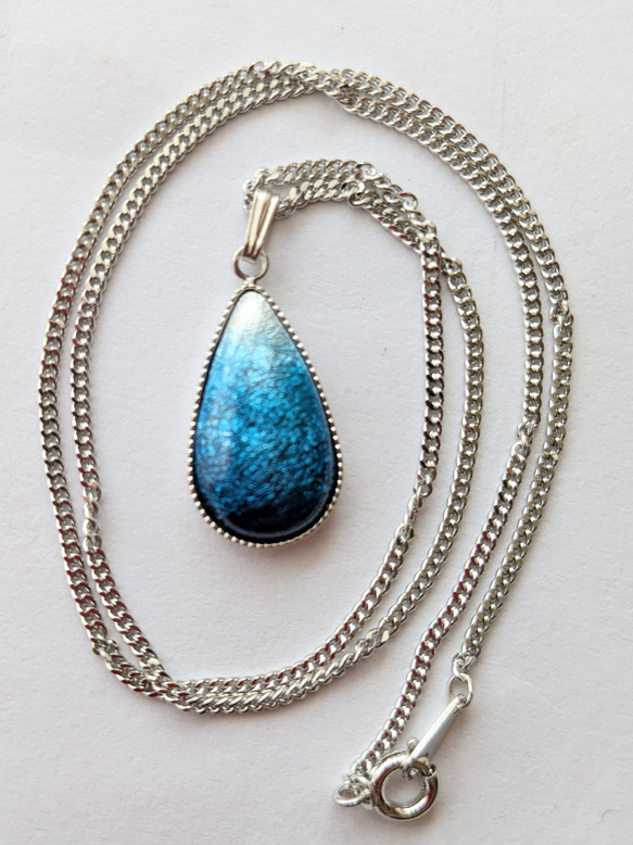 再販  七宝焼ペンダント「京しずく」 2枚目の画像