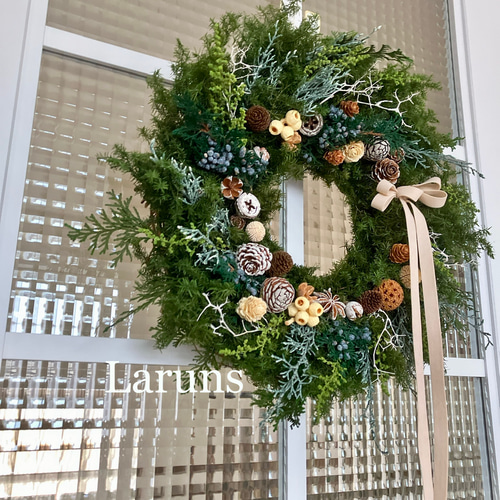 針葉樹 森林のリース  No.52 針葉樹 森林のリース No.52