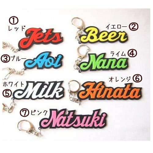 990円】3Dアクリルネームキーホルダー【オーダー】 - メルカリ
