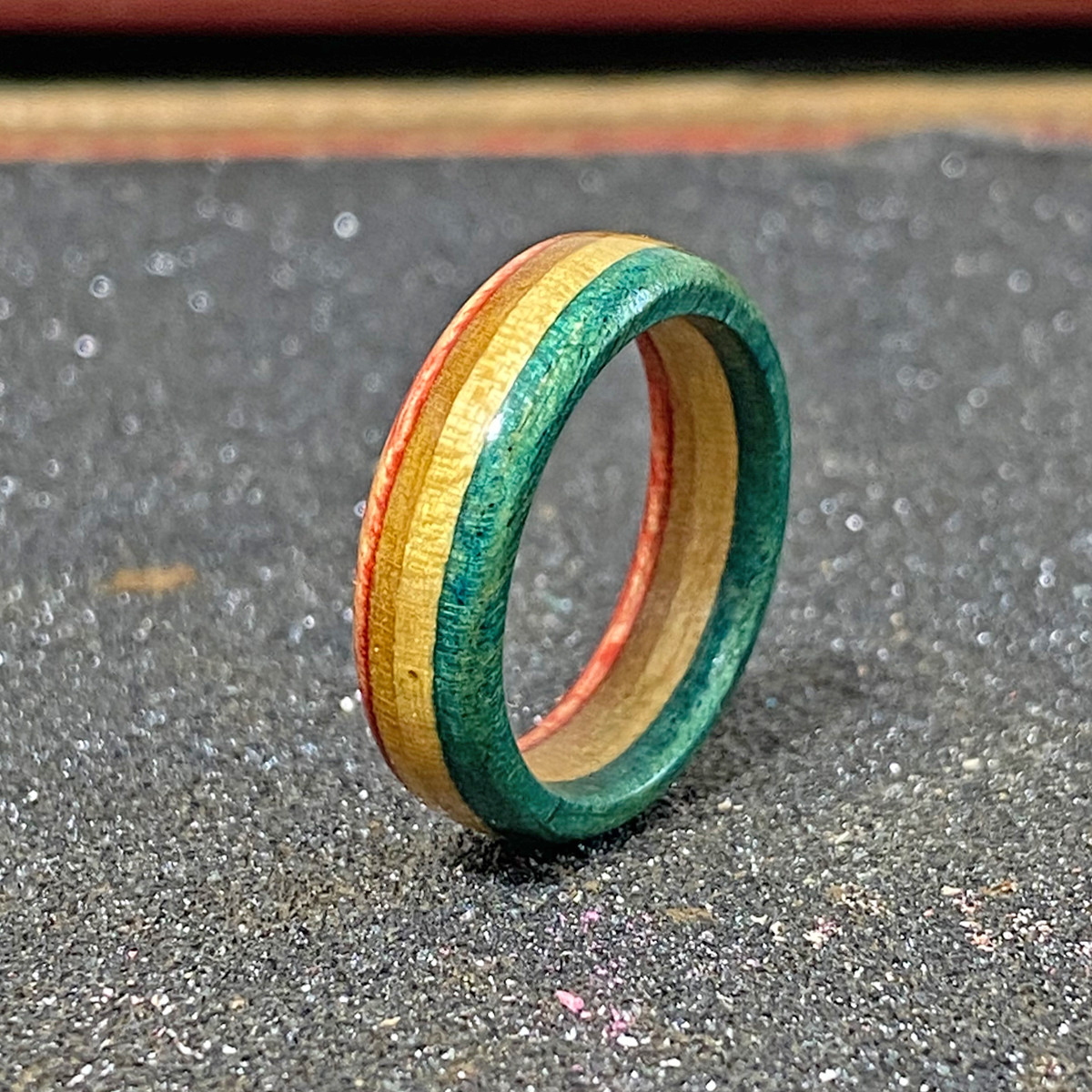 スケートボード ウッド デッキ リング メイプル材 100%リサイクル 木の