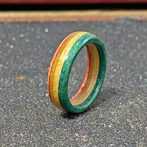 スケートボード ウッド デッキ リング メイプル材 100%リサイクル 木の