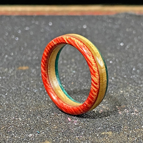 スケートボード ウッド デッキ リング メイプル材 100%リサイクル 木の