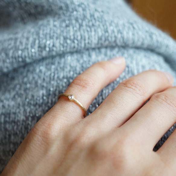 Citrine birthstone ring [R050K18/K10CT] 4枚目の画像