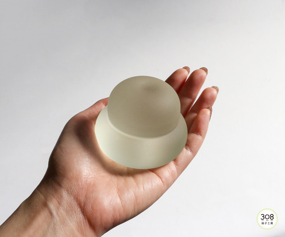 しっとりガラスの鏡餅 赤 7枚目の画像