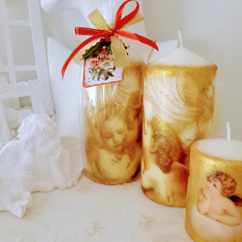 クリスマスキャンドルホルダー聖歌隊