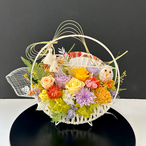 富士山フラワーアレンジ♡お誕生日プレゼント・還暦古希喜寿傘寿米寿