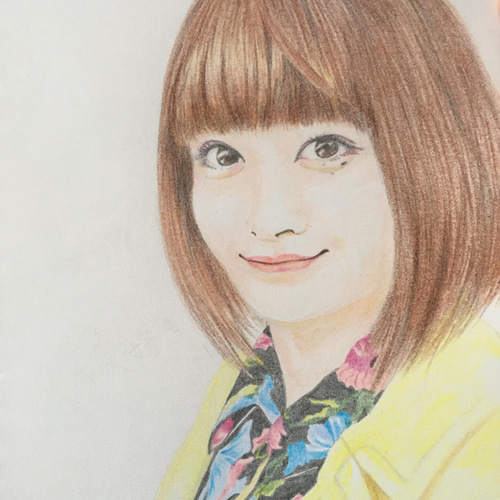 似顔絵オーダー　似顔絵　A4サイズ　ハガキサイズ　2枚 似顔絵オーダー ハガキサイズ 心のこもったプレゼント♪ 程よい