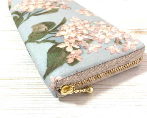 選べる＊ラミネート＊ ラウンドファスナー長財布 10×20㎝ リバティ