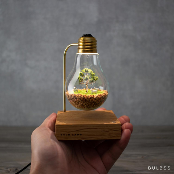 電球ランプ 木陰のやぎ 2枚目の画像