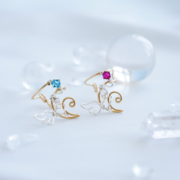 オーダー♡スワロイヤーカフ 軟骨 ピアス 花