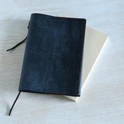 ブックカバー 文庫本サイズ レッドブラウン 【イタリアンレザー