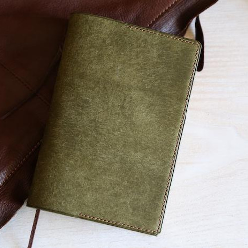 ブックカバー 文庫本サイズ オリーバ 【イタリアンレザー プエブロ