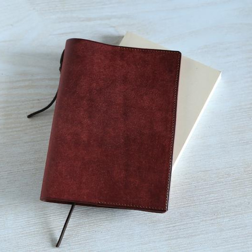 80年代のボウトのハンドメイドの手帳&ブックカバーです