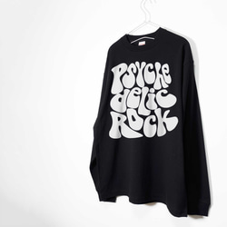 厚め生地のロンT！ サイケデリックロックなミュージシャン系Tシャツ