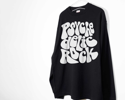 厚め生地のロンT！ サイケデリックロックなミュージシャン系Tシャツ