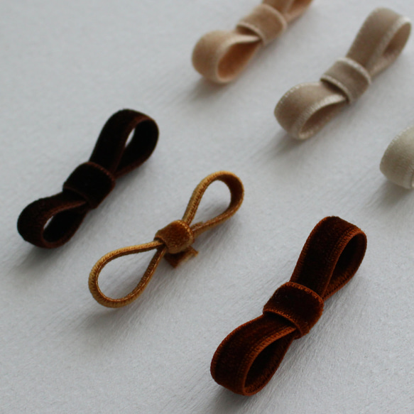 ベロアリボン【日本製/両面】3・6・9・12・18・24・36・48mm幅★CO6900ベルベット/248ライトブラウン 10枚目の画像