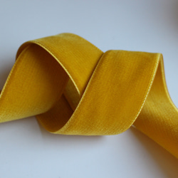 ベロアリボン【日本製/両面】3・6・9・12・18・24・36・48mm幅★CO6900ベルベット/230金木犀 6枚目の画像