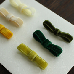 ベロアリボン【日本製/両面】3・6・9・12・18・24・36・48mm幅★CO6900ベルベット/230金木犀 13枚目の画像