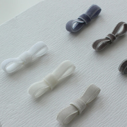 ベロアリボン【日本製/両面】CO6900ベルベット 3〜48mm幅 /264ブルーグレー 9枚目の画像