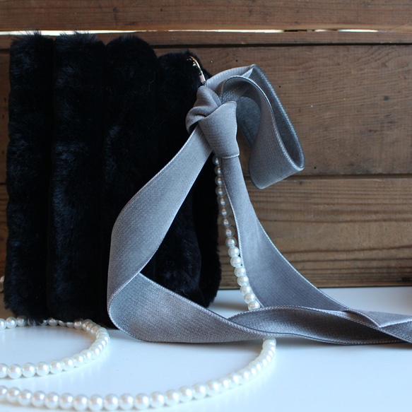 ベロアリボン【日本製/両面】3・6・9・12・18・24・36・48mm幅★CO6900ベルベット/275グレー 1枚目の画像