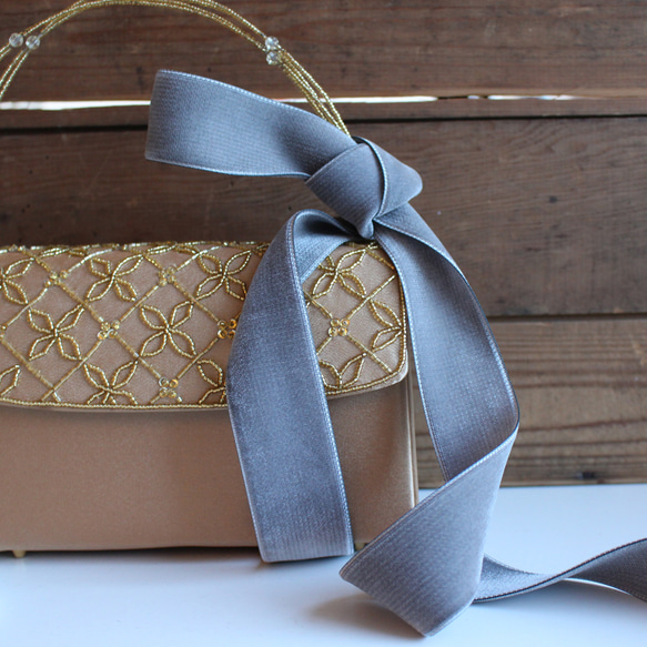 ベロアリボン【日本製/両面】3・6・9・12・18・24・36・48mm幅★CO6900ベルベット/275グレー 2枚目の画像