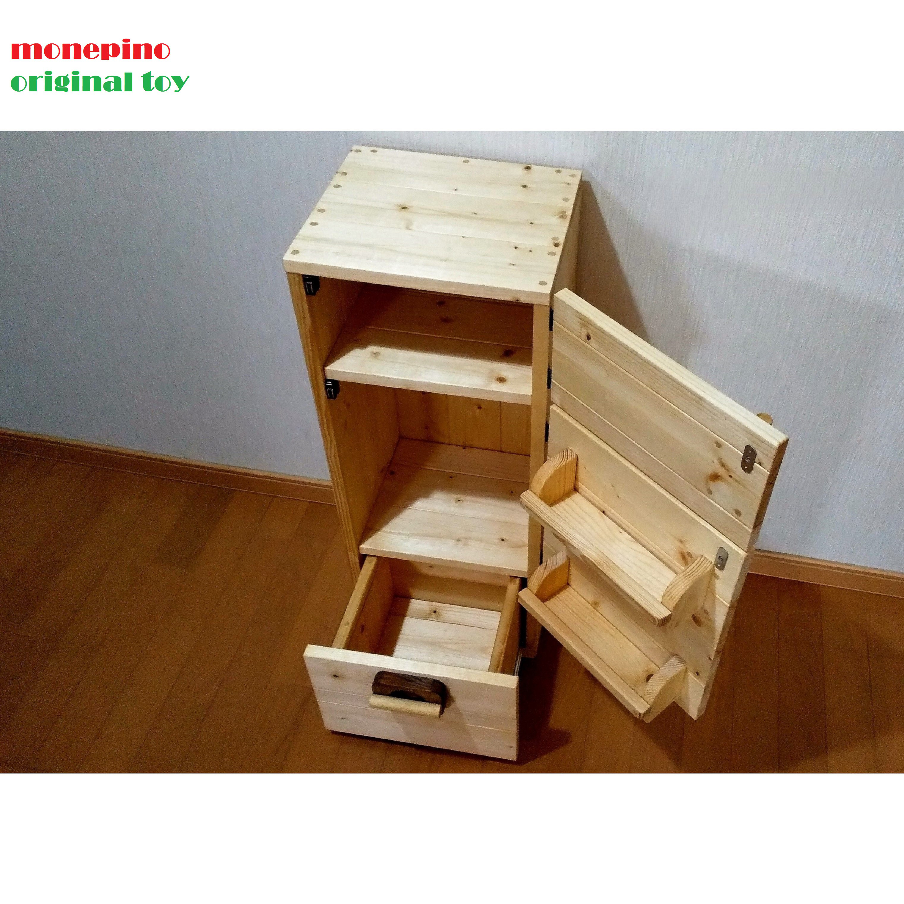 ★送料無料★ ままごとキッチンシリーズⅡ　冷蔵庫DX